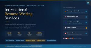 international resume writing services