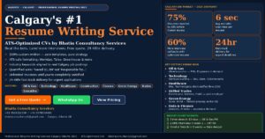 resume writing services Calgary
