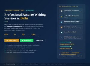 resume writing services Delhi
