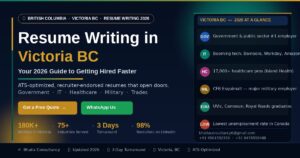 CV Resume Writers in Victoria British Columbia